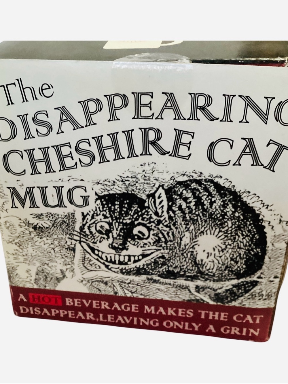 ALICE IN WONDERLAND Disappearing Cheshire Cat Unemployed Philosophers Guild Mug - Picture 5 of 6